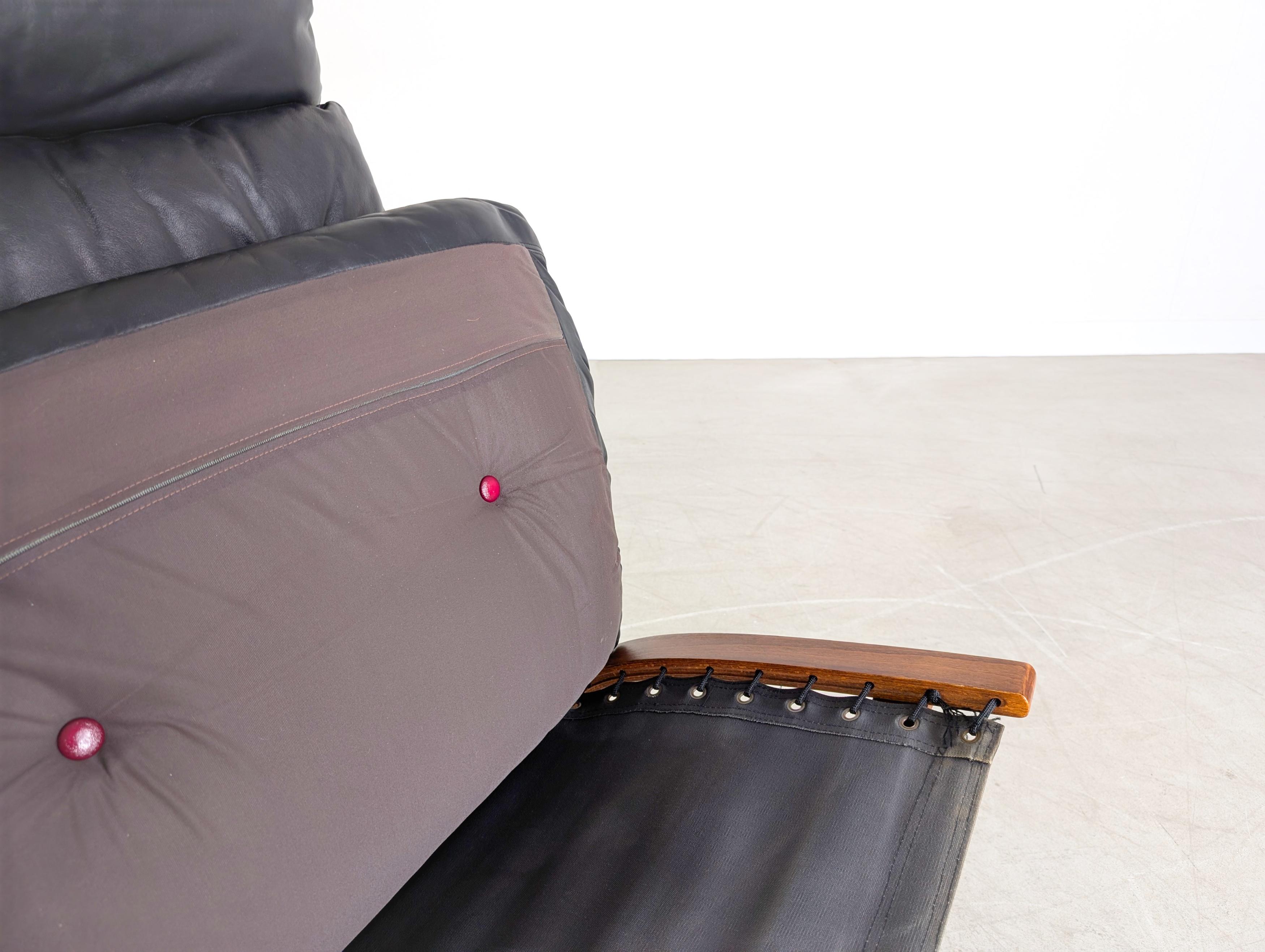 Siesta Sessel Westnofa Vestlandske Ingmar Relling Teck Midcentury en vente 2