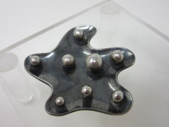 Sigfredo Pineda Sigi Mid Century Sterling Brooch Pendent