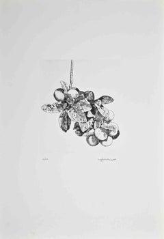 Natura morta - Acquaforte di Sigfrido Oliva - 1988