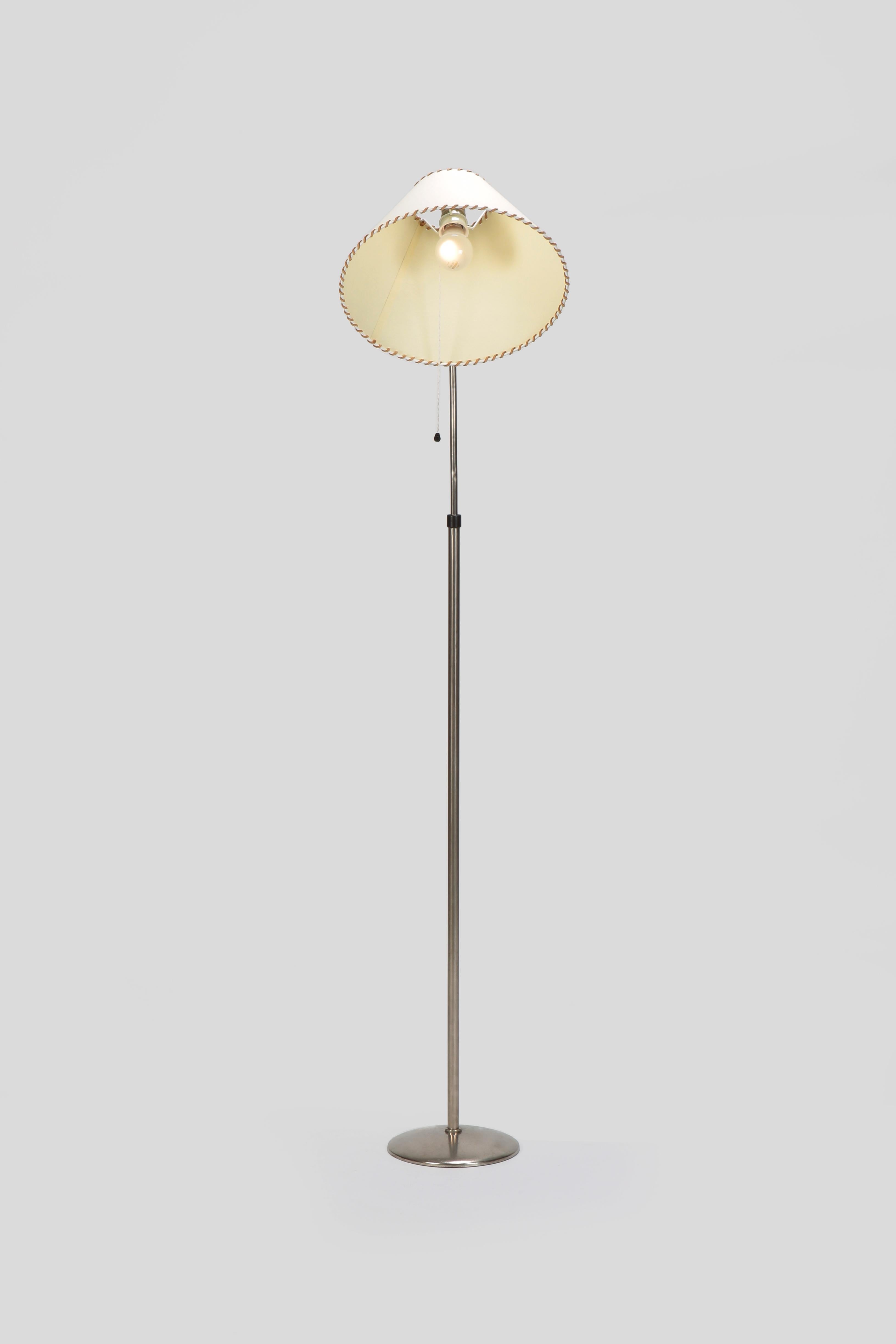 Swiss Sigfried Giedion Floor Lamp BAG Turgi, 1940s For Sale