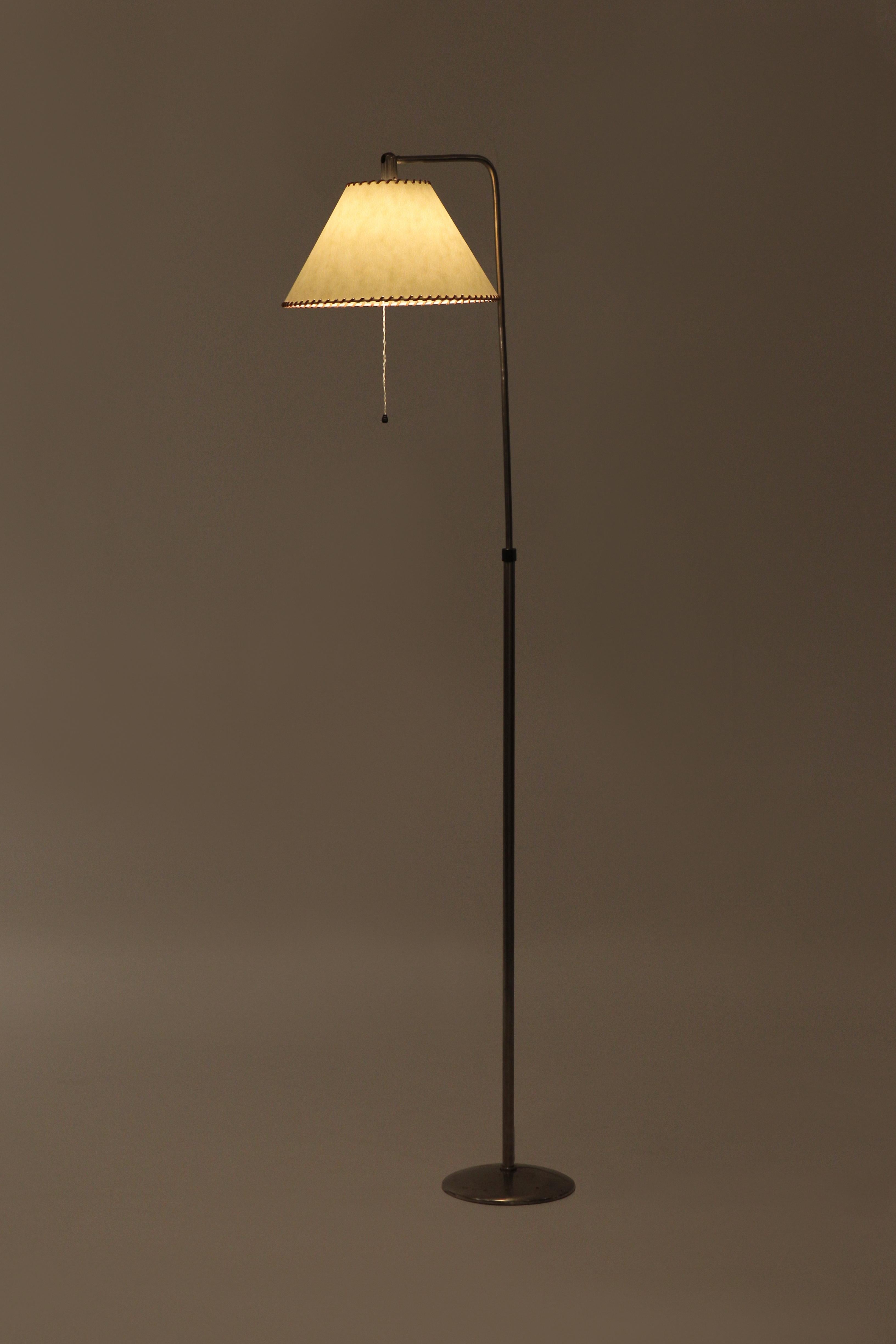 Mid-20th Century Sigfried Giedion Floor Lamp BAG Turgi, 1940s For Sale