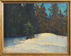 A Wooded Snowy Landscape