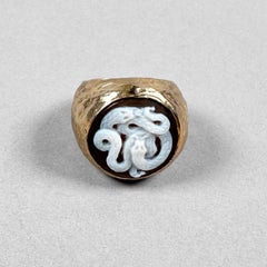 Sigillo Tondo Ring in Bronze by Lo Studiolo Genève