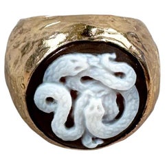 Anillo Sigillo Tondo de Bronce de Lo Studiolo Genève