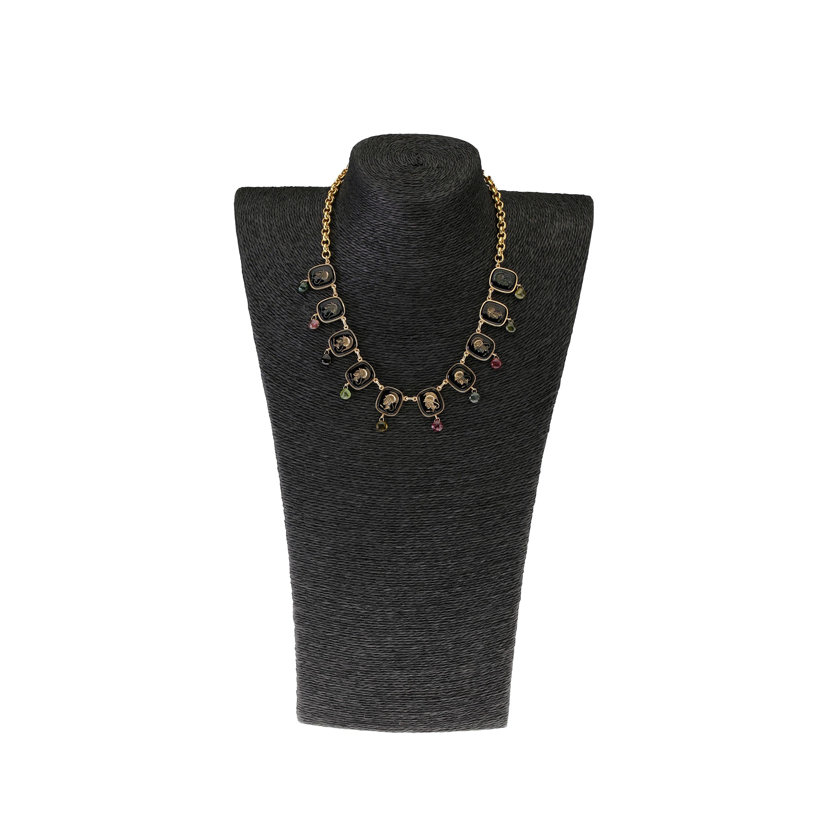 thick bronze necklace