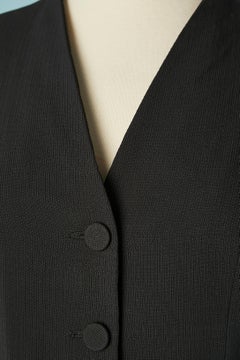 Sigle breasted black jacket Christian Lacroix