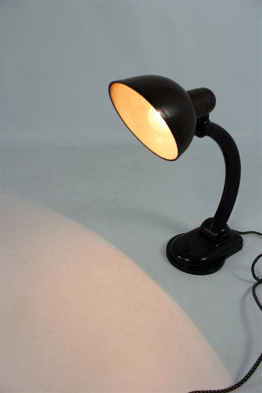 Sigma Bakelite Table Lamp by Christian Dell for Heinrich Römmler, 1930s 5