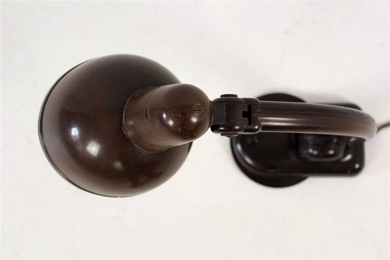 Sigma Bakelite Table Lamp by Christian Dell for Heinrich Römmler, 1930s 1