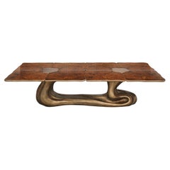 Sigma Dining Table with Walnut Root Top