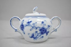 Azucarero de Porcelana con Tapa y Doble Asa SIGMA Azul Victoria 7050