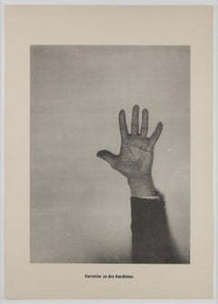 "The Correction of the Handlines", unframed black and white print, Berlin 1960s