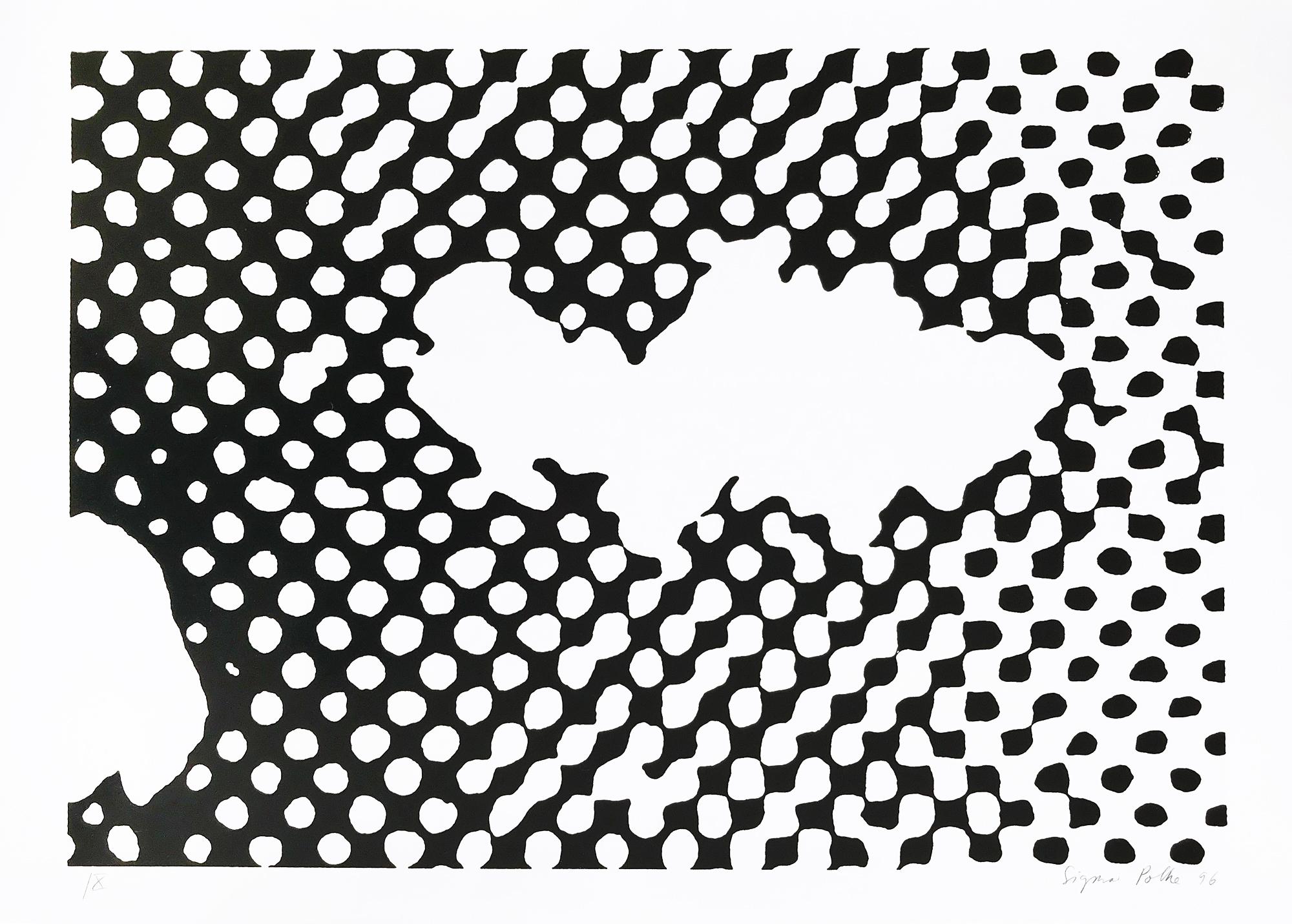 Sigmar Polke Abstract Print - Flopp