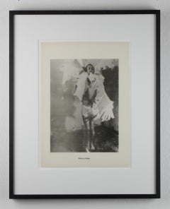 "Human Palm", framed print, Edition Rene Block Berlin, stamped by editor, modern