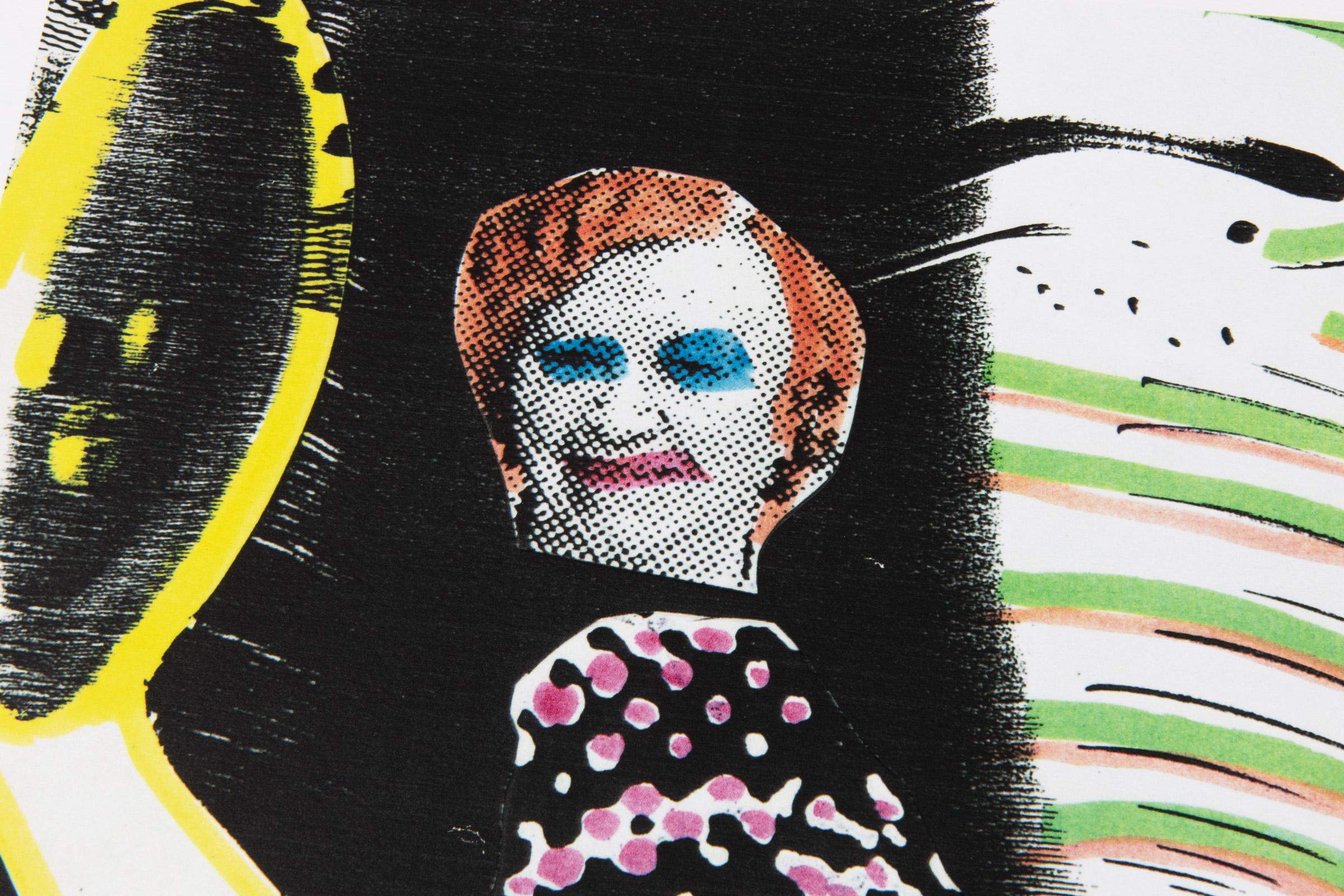 Sigmar Polke, S. schmeckt Pfirsich von H. - 1996, Lithograph, Signed Print For Sale 4