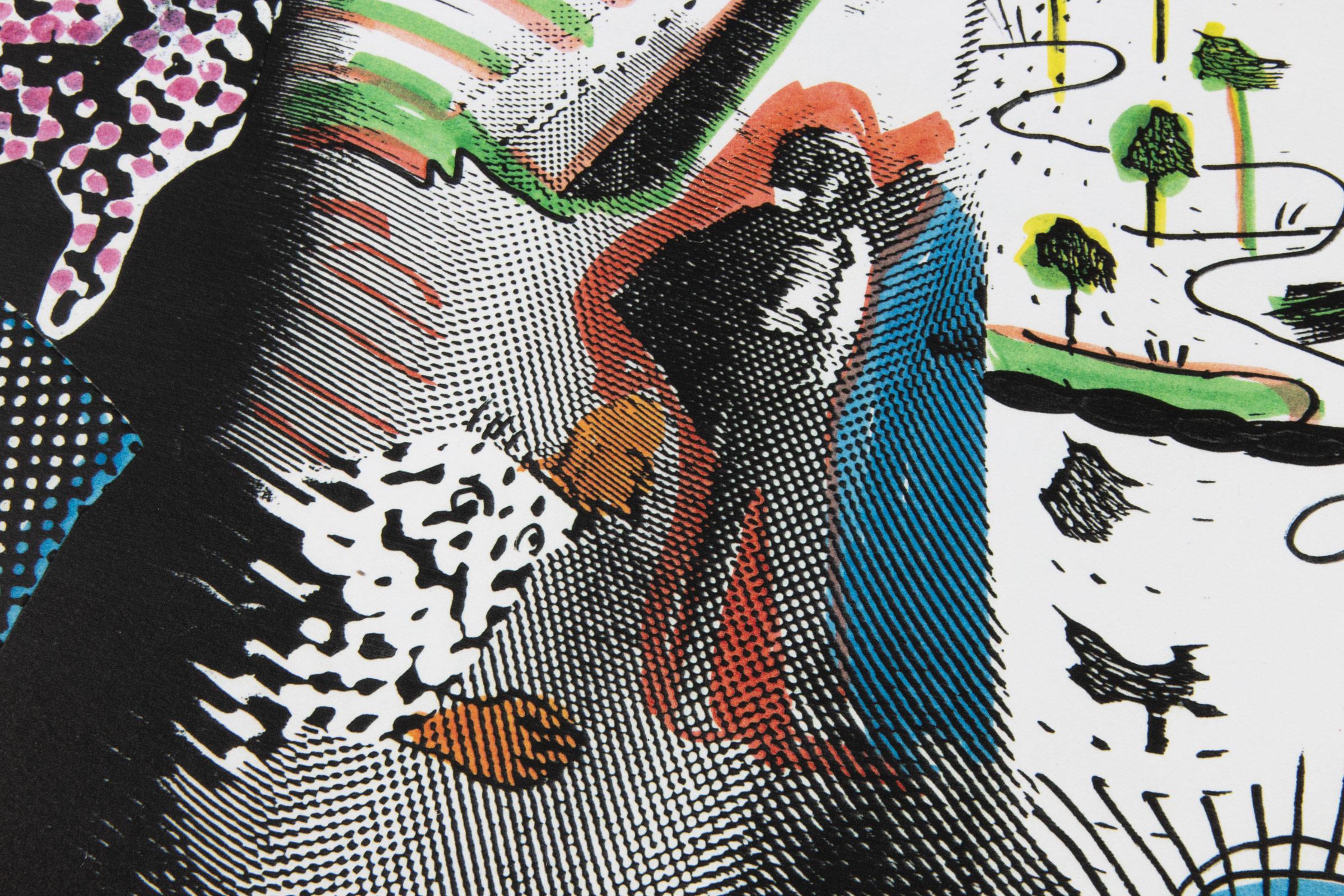 Sigmar Polke, S. schmeckt Pfirsich von H. - 1996, Lithograph, Signed Print For Sale 5