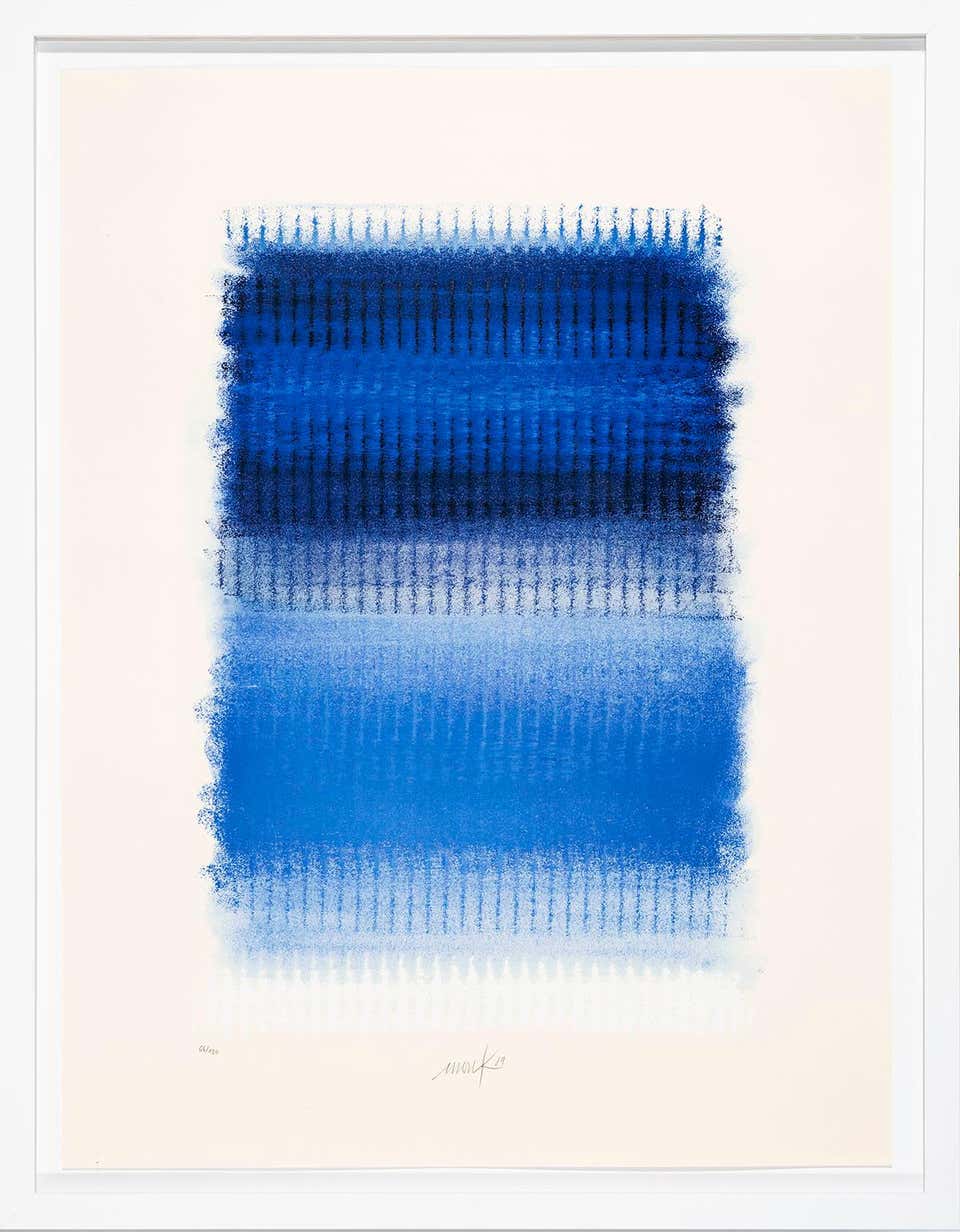 "Untitled" screenprint by artist Heinz Mack from the "Kinderstern" portfolio