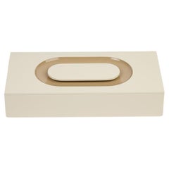 SIGN Box Oval, White Sand & Mastic by Reda Amalou