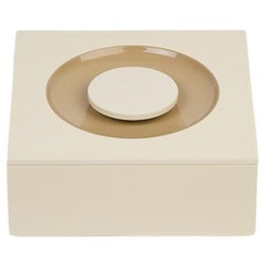 SIGN Box Round, White Sand & Mastic by Reda Amalou