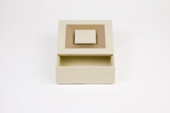 SIGN Box Square, White Sand & Mastic by Reda Amalou Design