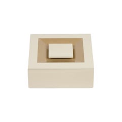 SIGN Box Square, White Sand & Mastic by Reda Amalou