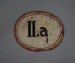 Sign from the School Classroom Door, 1900s