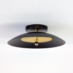 Signal Flush Mount from Souda, Black and Brass, Made to Order