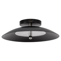 Monture encastrée Signal de Souda, noire et nickel, fabriquée sur commande