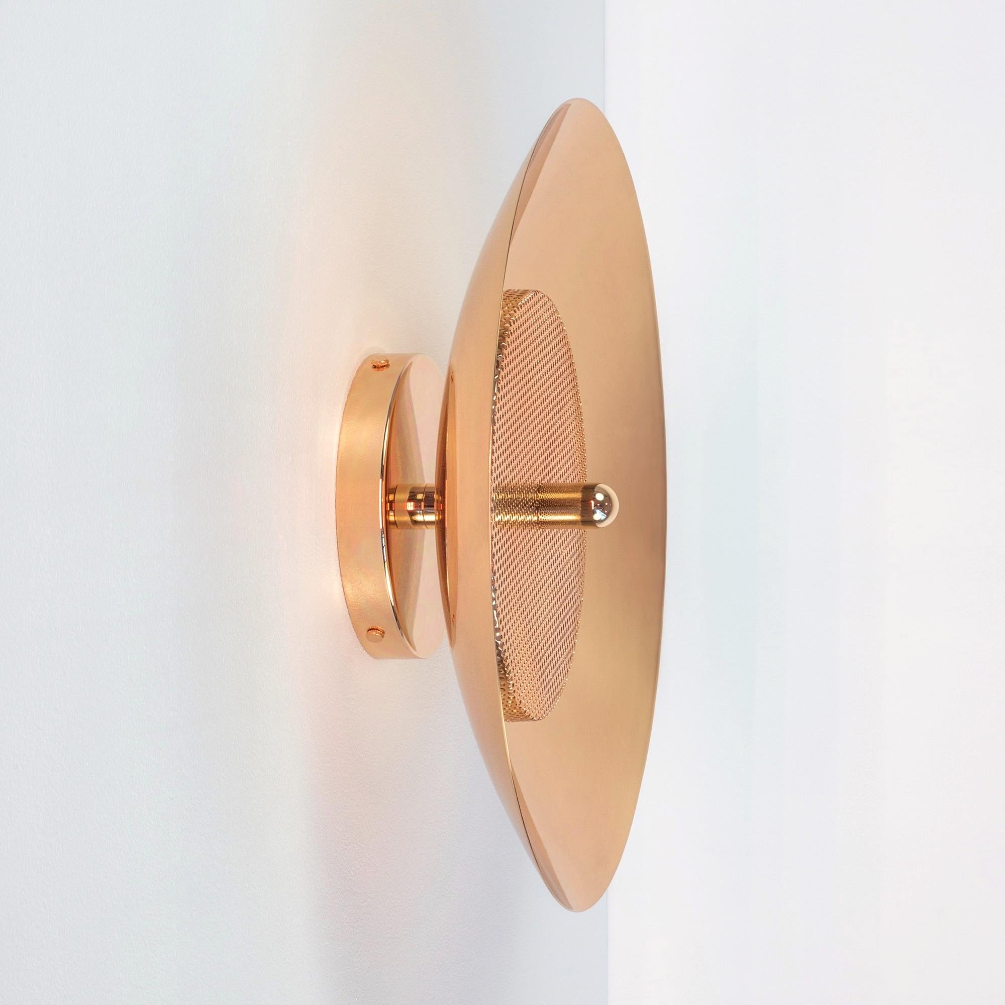 Modern Signal Flush Mount from Souda, Copper, Made to Order For Sale
