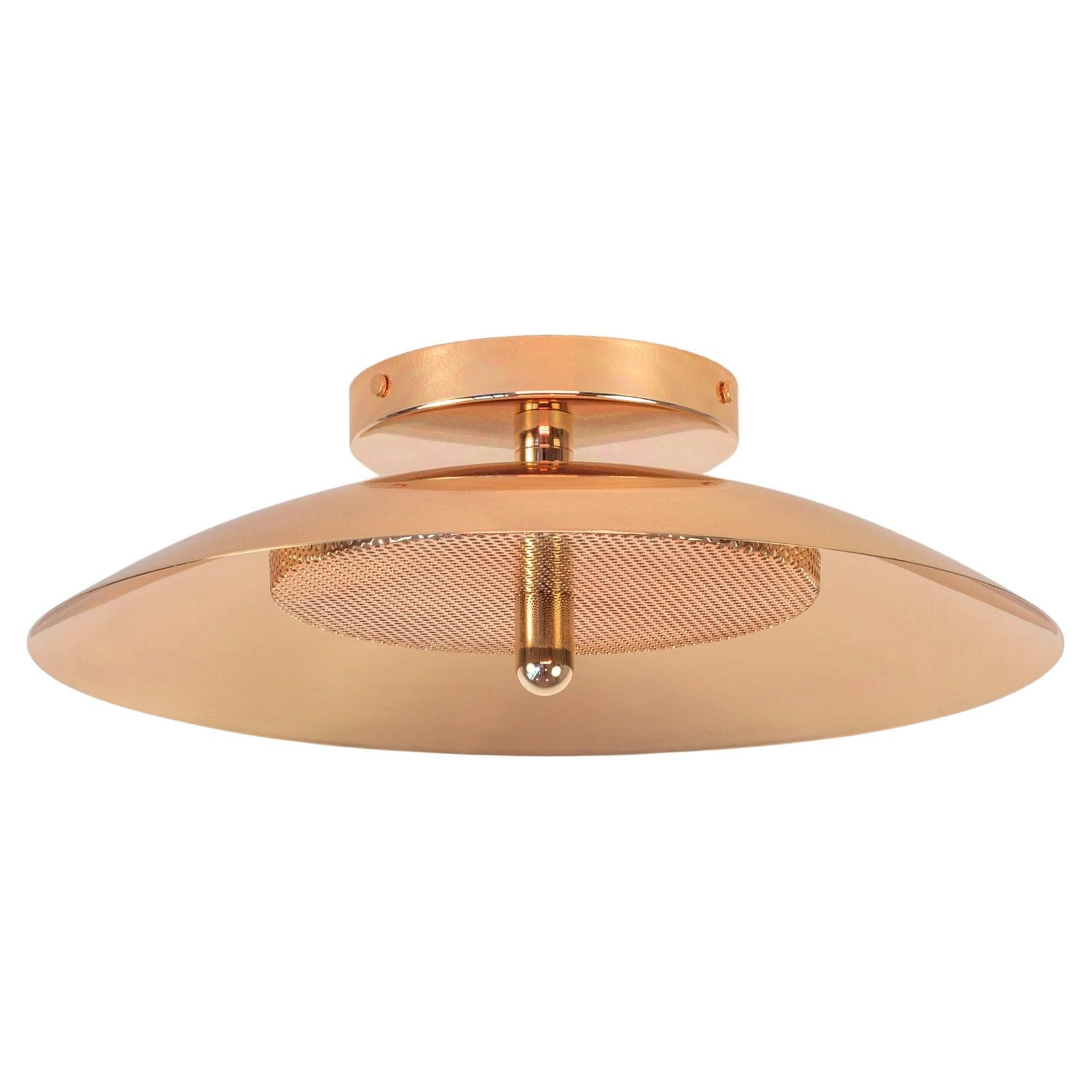 Signal Flush Mount from Souda, Copper, Made to Order For Sale