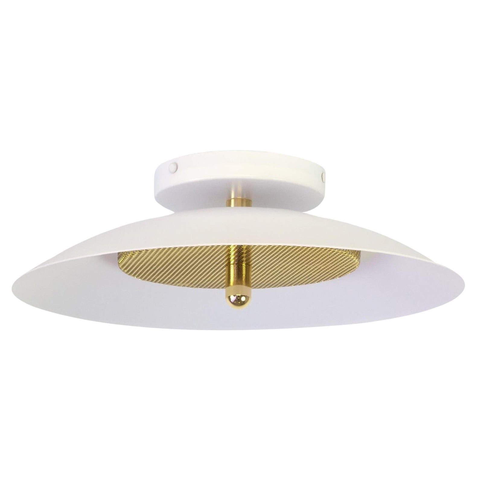 Empotrable Signal, Blanco y Latón, de Souda, En Stock en venta