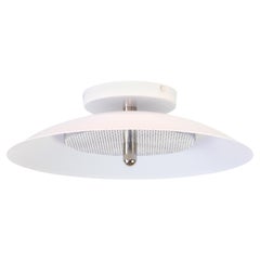 Signal Flush Mount, White and Nickel, from Souda, In Stock