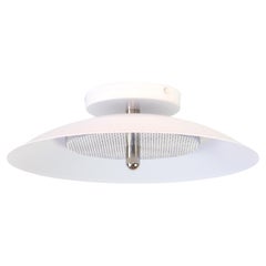Signal Flush Mount, White and Nickel, from Souda, In Stock