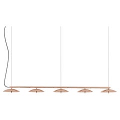 Signal Linear Pendant, by Souda, Extra Long, Copper, Made to Order