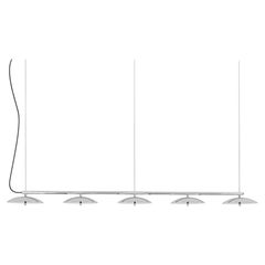 Signal Linear Pendant, by Souda, Extra Long, Nickel, Made to Order
