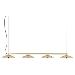 Signal Linear Pendant, by Souda, Long, Brass, Made to Order