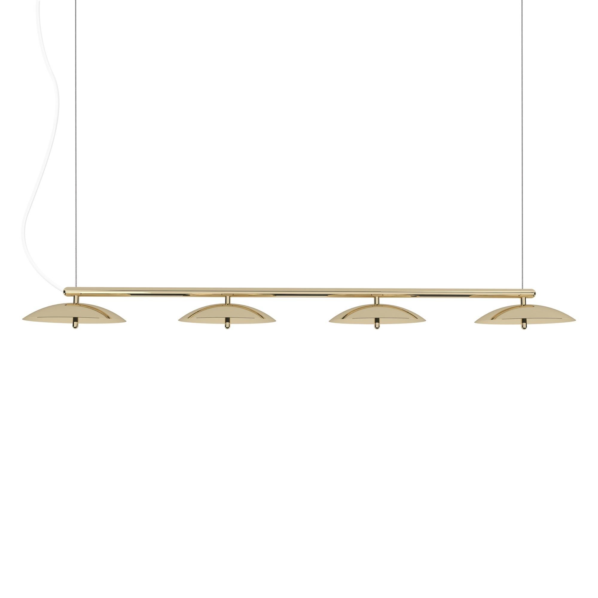 Signal Linear Pendant, by Souda, Long, Copper, Made to Order For Sale 3