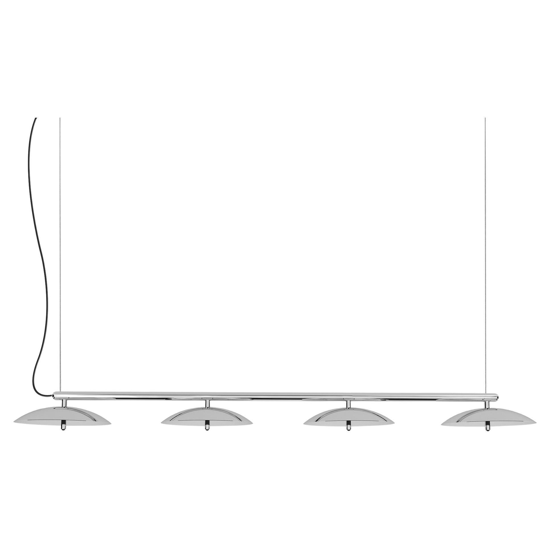 Signal Linear Pendant, by Souda, Long, Nickel, Made to Order