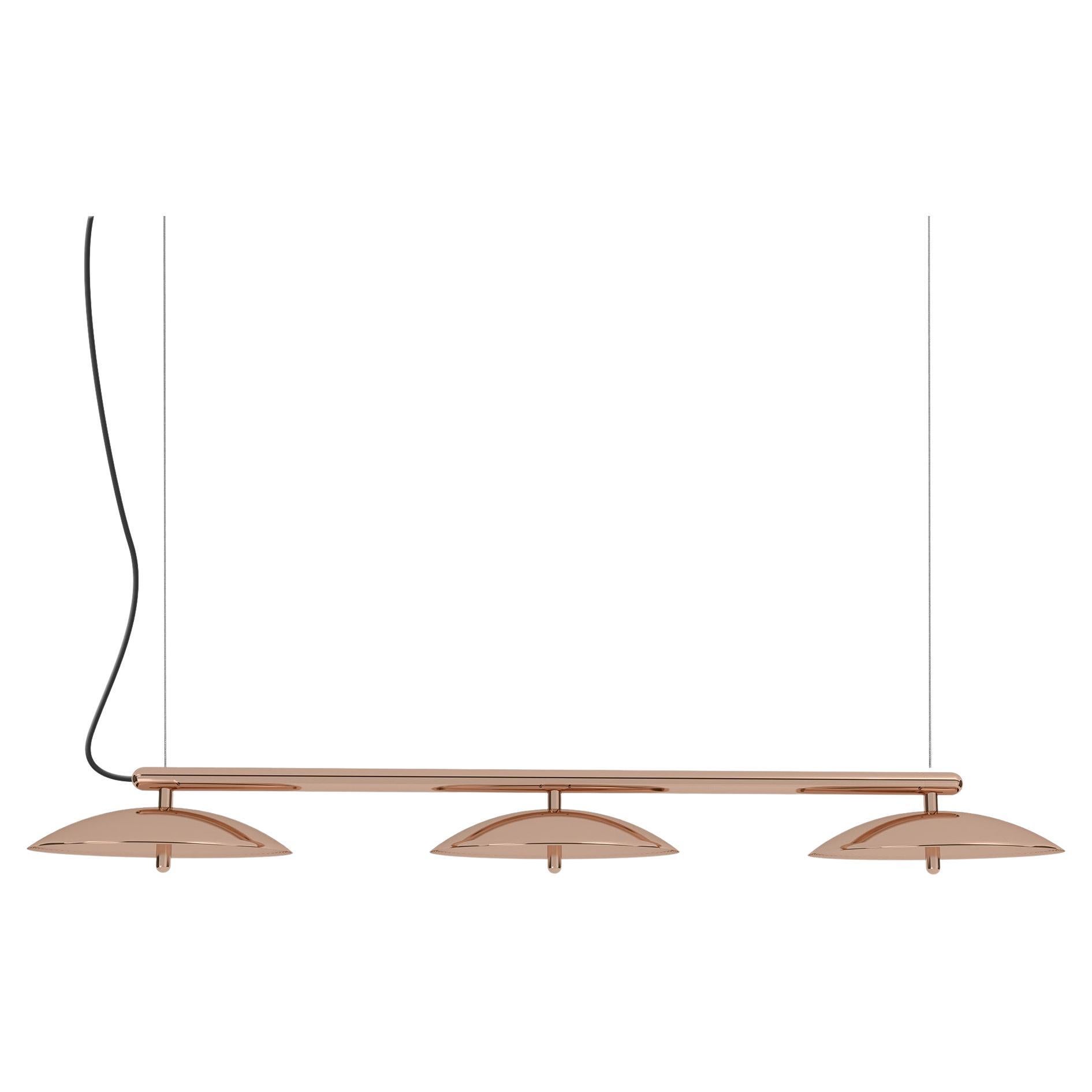 Signal Linear Pendant, by Souda, Medium, Copper, Made to Order For Sale