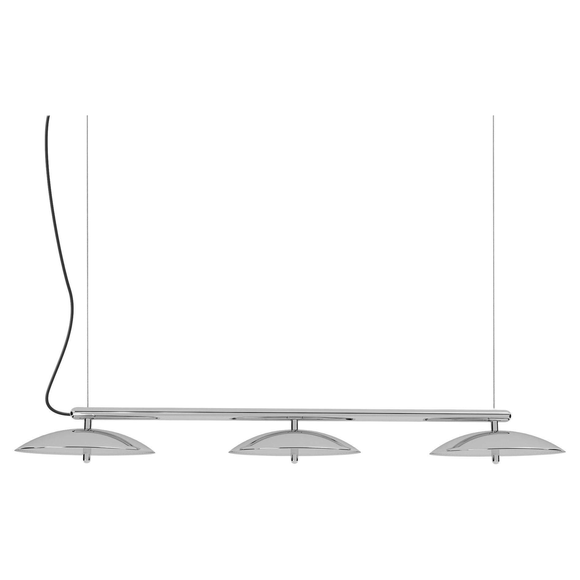 Signal Linear Pendant, by Souda, Medium, Nickel, Made to Order For Sale