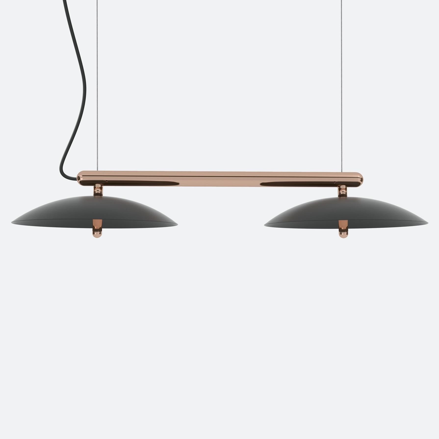 Signal Linear Pendelleuchte, von Souda, kurz, Nickel, auf Bestellung gefertigt im Angebot 3
