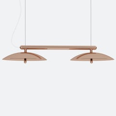 Signal Linear Pendant, by Souda, Short, Nickel, Made to Order