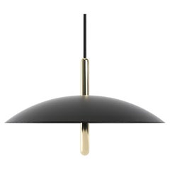 Lámpara Colgante Signal de Souda, Negro y Latón, En Stock