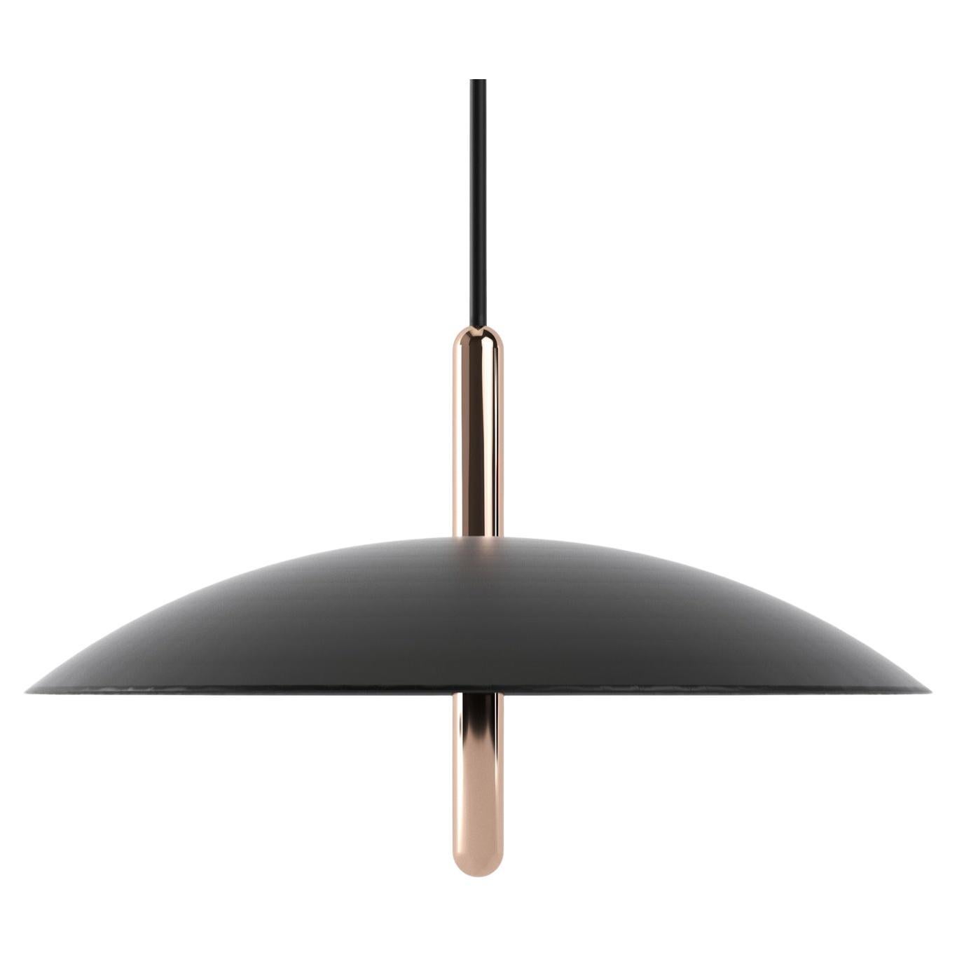 Signal Pendant Light from Souda, Black & Copper, Made to Order For Sale