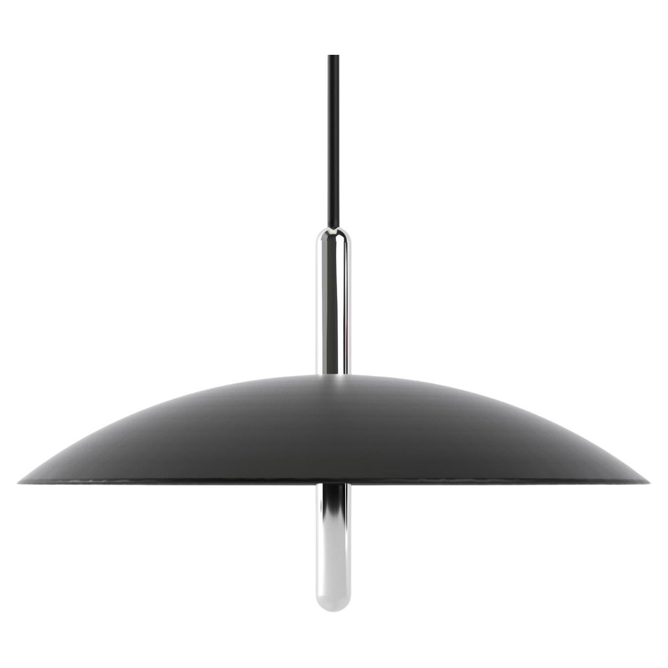 Lampe à suspension Signal de Souda, noire et en nickel, en stock