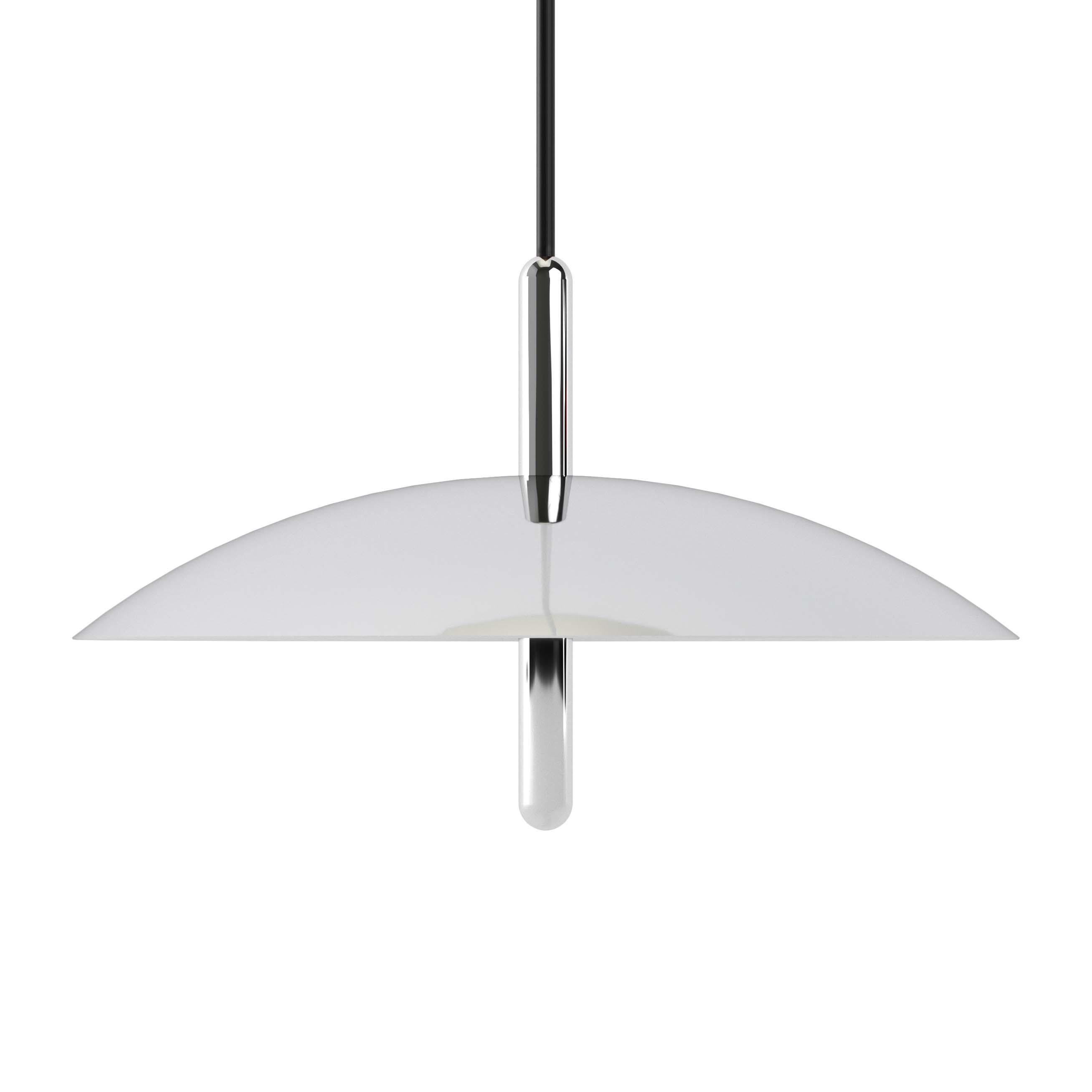 Signal-Hängelampe von Souda, Weiß & Kupfer, auf Bestellung gefertigt im Angebot 5