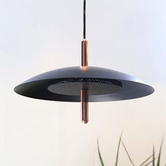 Signal Pendant Light from Souda, White & Copper, Made to Order