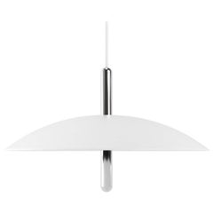 Signal Pendant Light from Souda, White x Nickel, Made to Order