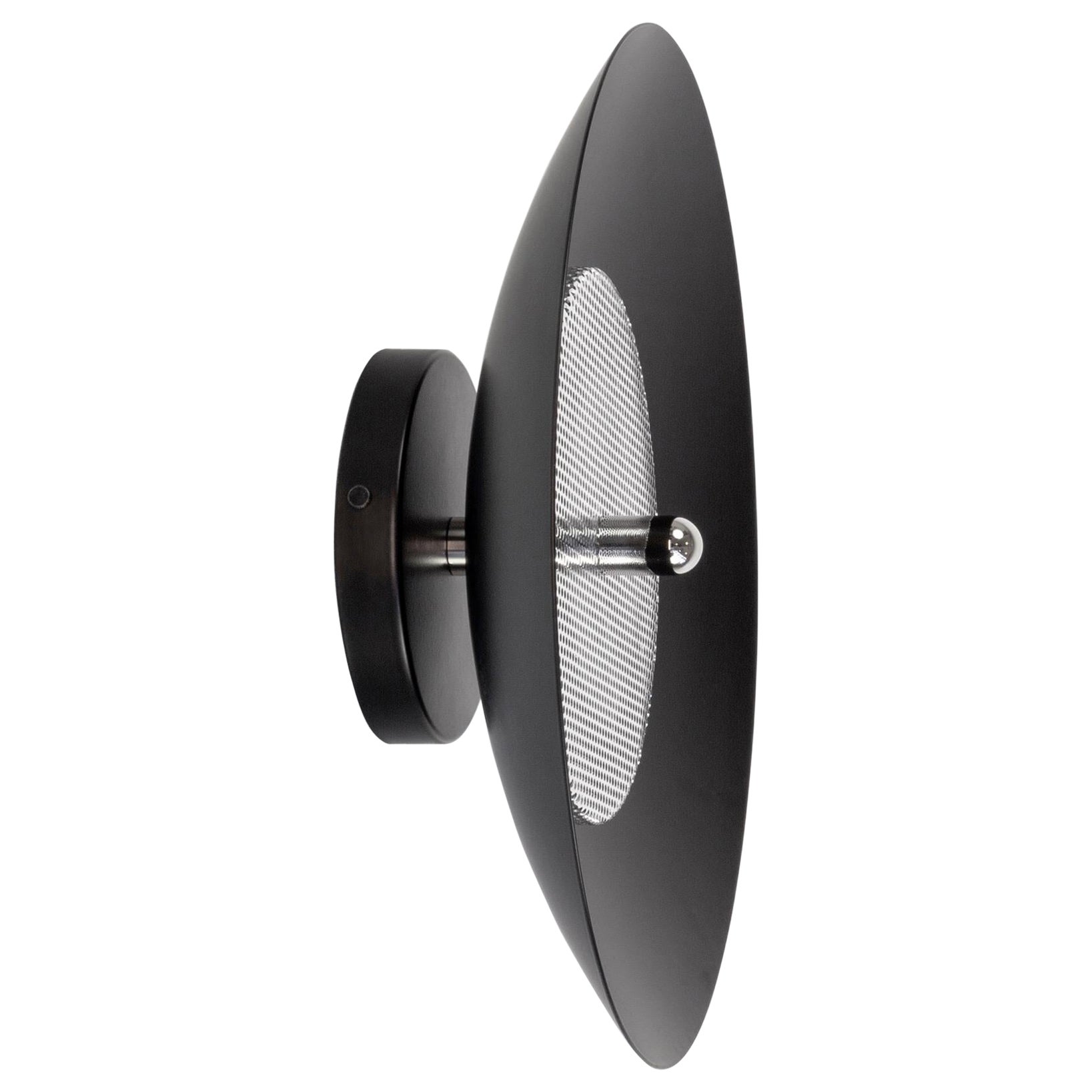 Signal Sconce from Souda, Black and Nickel, Made to Order