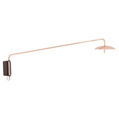 Signal Swing Arm Sconce in Copper, Long, Hardwire, from Souda, Made to Order