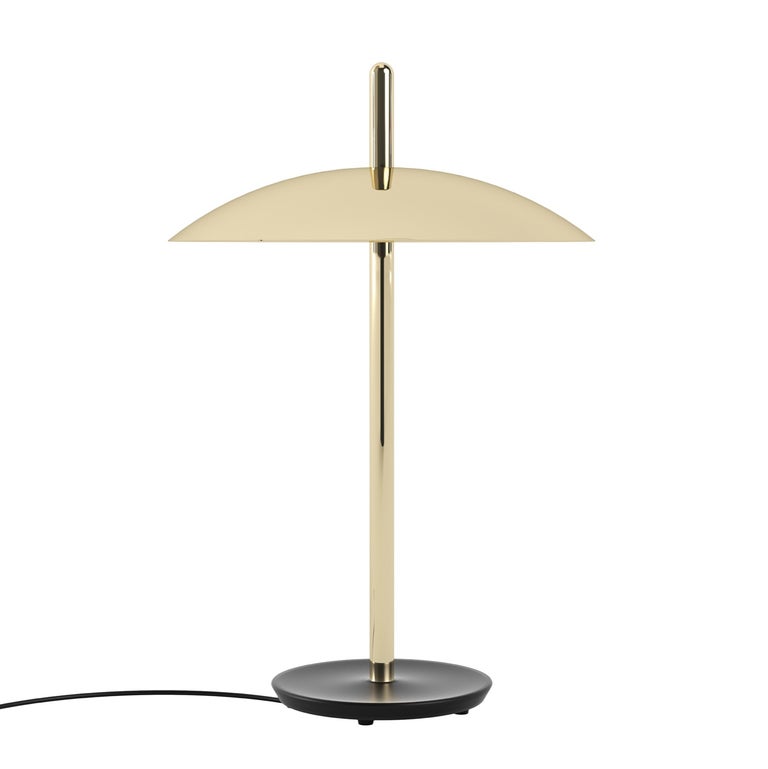 Signal Table Light from Souda, Polished Brass, Made to Order For Sale